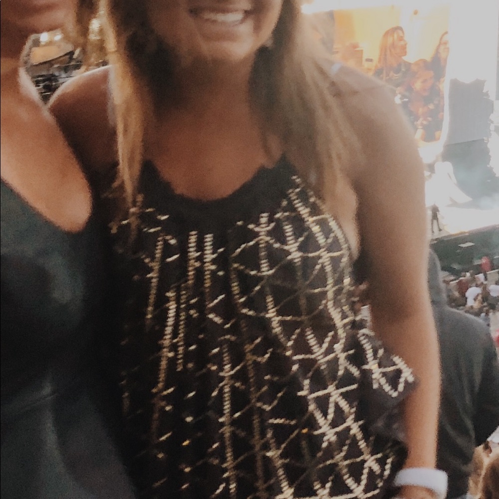 free people sparkly going out tank top